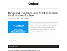 Tablet Screenshot of onhax.com